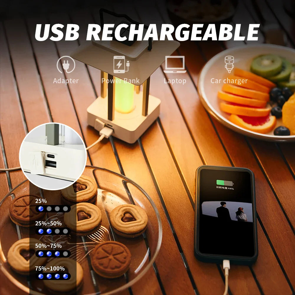 NNEOBA Ultralight Portable Camping Lamp Outdoor Tent Lantern Green