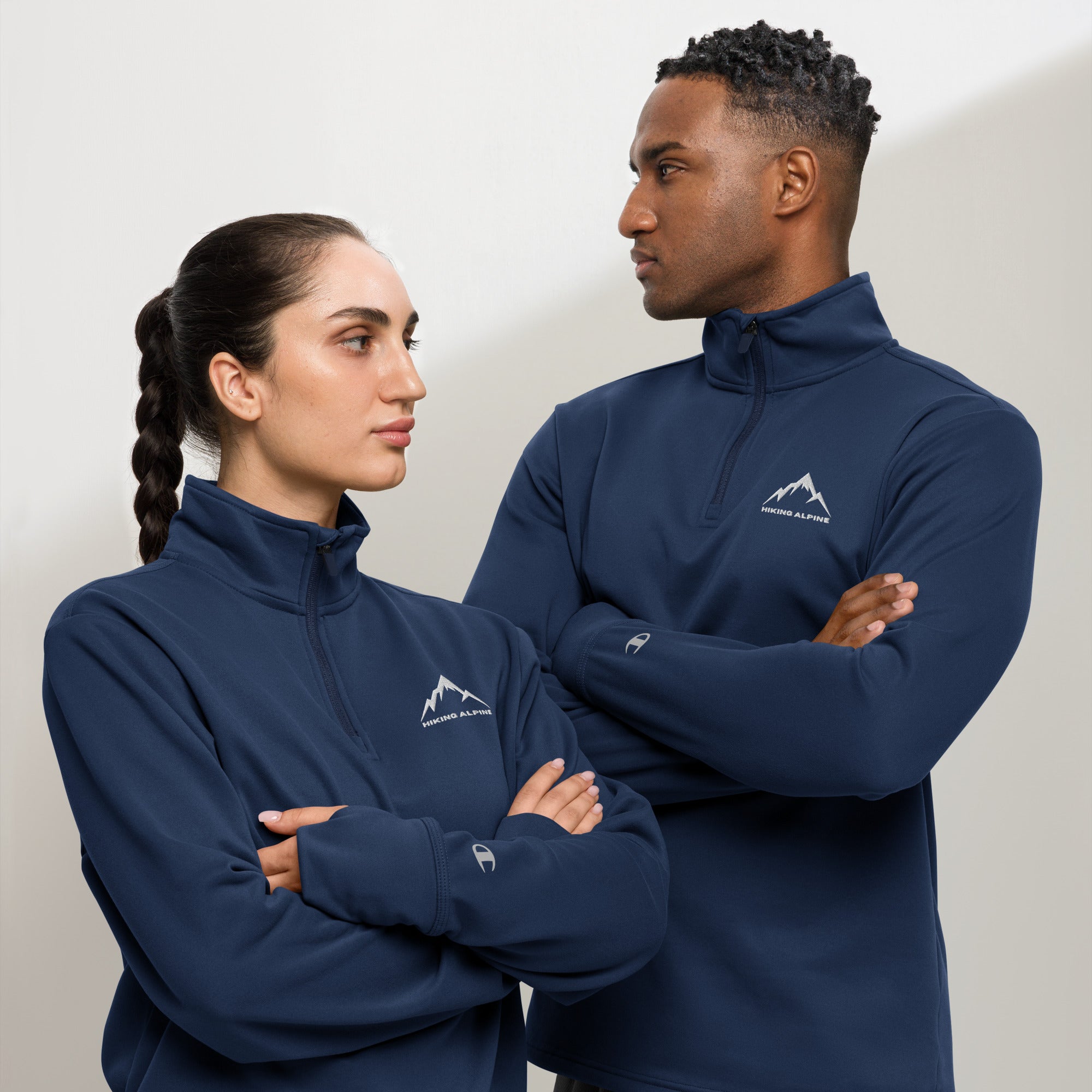 Hiking Alpine Living Quarter zip pullover